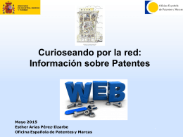 ITEMAS OPEM 12mayo2015 - Oficina Española de Patentes y Marcas