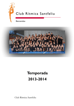 Información temporada 2013-2014