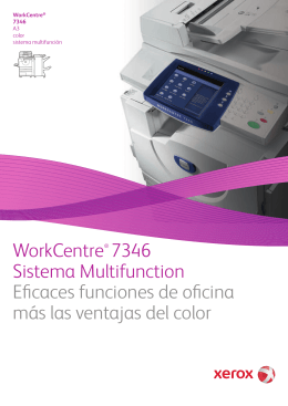 WorkCentre 7328/7335/7345/7346 Product Brochure