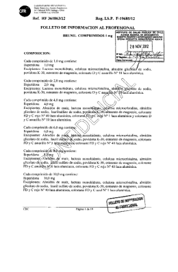 Brunil comprimidos 1 mg