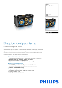 Leaflet NTRX100_12 Released Spain (Spanish