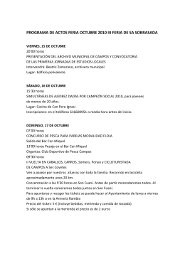 PROGRAMA DE ACTOS FERIA OCTUBRE 2010 III
