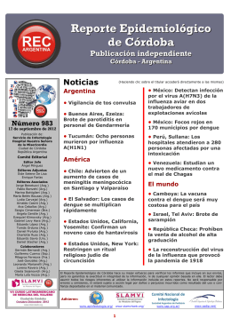 REC 983 - Reporte Epidemiológico