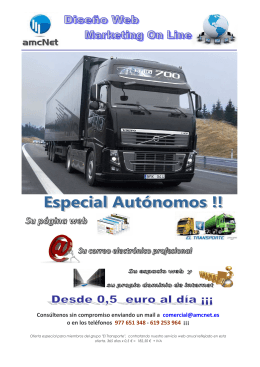 Folleto amcNet El Transporte