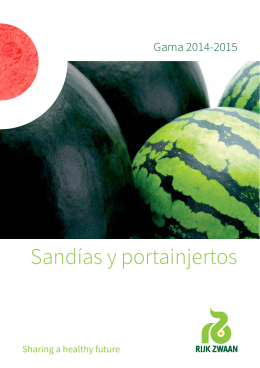 Catálogo Sandías y Portainjertos 2014-15 (PDF 0,9 MB)