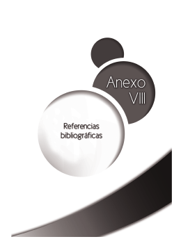 Anexo VIII. Referencias bibliográficas