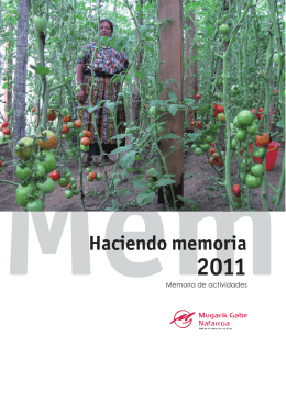 Memoria de actividades 2011