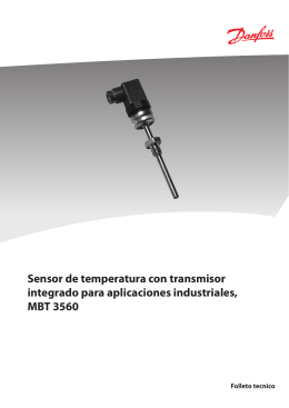 Sensor de temperatura con transmisor integrado