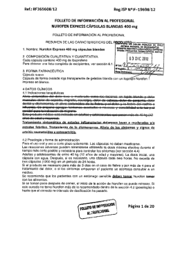 Nurofen express cápsulas blandas 400 mg
