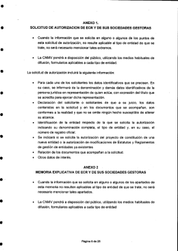 Anexos - Comisión Nacional del Mercado de Valores