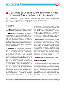A propósito de un estudio para determinar algunas de las variables