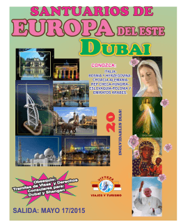 Plan Europa del Este Dubai - Vitteza Travel Agencia Viajes Planes
