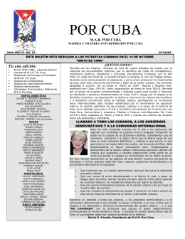 MAR Por Cuba