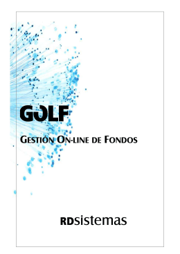 GOLF. Gestión on-line de fondos