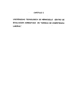 CAPITULO I