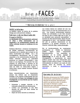 The FACES Newsletter
