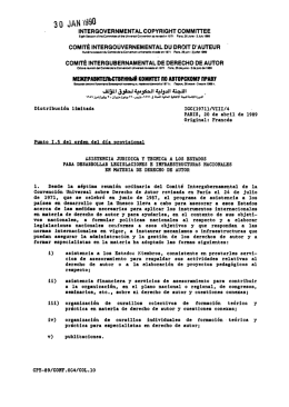 Asistencia jurídica y técnica a los Estados para - unesdoc