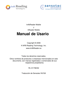 Manual de Usario