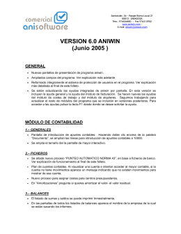 VERSION 6.0 ANIWIN (Junio 2005 )