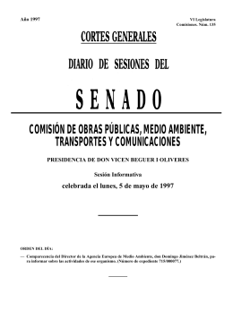 comisión de obras públicas, medio ambiente, transportes