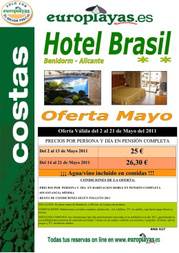 BND 927 HOTEL BRASIL - mayo