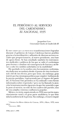 el nacional, 1935 - Aleph Ciencias Sociales