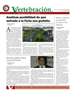 Analizan posibilidad de que entrada a la Feria sea