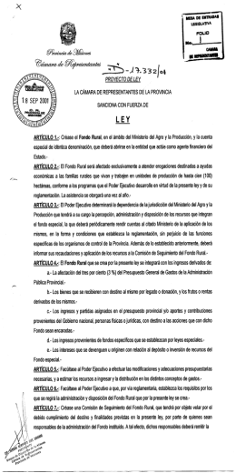 L - Cámara de Representantes de Misiones