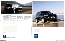 Catálogo del Peugeot 4007