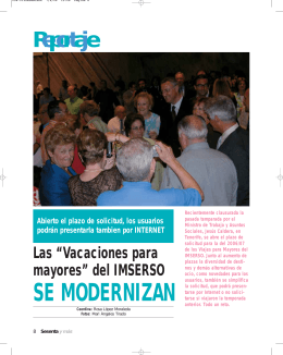 SE MODERNIZAN - Revista 60 y más