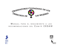 Manual CEDAW - Cátedra Unesco de Derechos Humanos