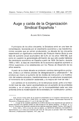 Auge y caída de la Organización Sindical Española - e-Spacio