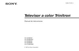 Televisor a color Trinitron®