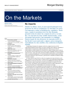 On the Markets - Morgan Stanley