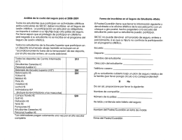 Análisis de lc: cuota del seguro para el 2008