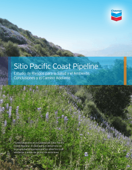 Sitio Pacific Coast Pipeline