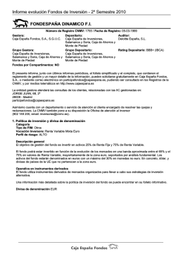 Informe Semestral de Diciembre