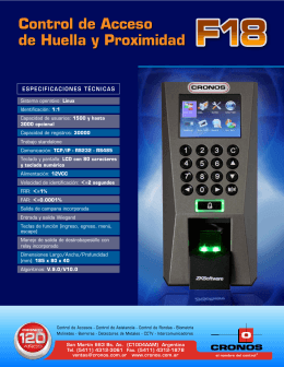 folleto control de accesos F18
