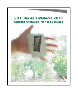 Programacion 28f 2015 - Portal de Museos de Andalucía