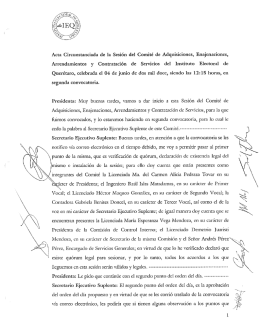 Presidenta: Muy buenas tardes, vamos a dar inicio a esta Sesión del