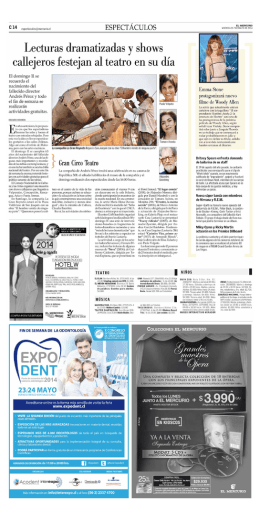 ESPECTÁCULOS - El Mercurio
