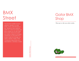 Folleto Gator BMX Shop