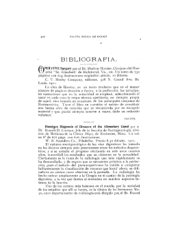 ` BIBLIOGRAFIA. - Academia Nacional de Medicina