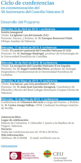 Ciclo de conferencias