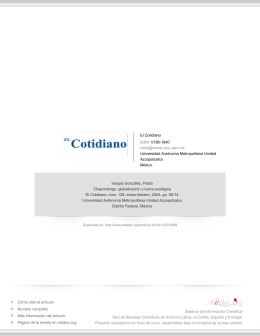 Redalyc.Chapontongo: globalización y lucha ecológica