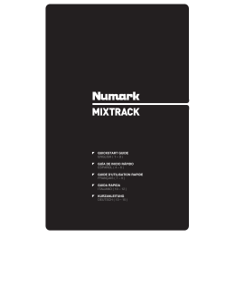 MIXTRACK - Quickstart Guide - v1.0