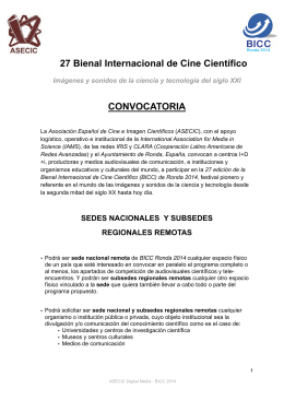 201311 Convocatoria Sedes