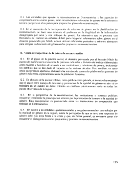 11.34 Las entidades que apoyan la reconstrucción en