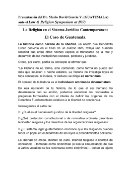 El Caso de Guatemala.