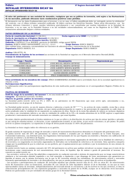 BOVALAR INVERSIONES SICAV SA